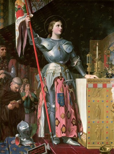 Joan of Arc at the Coronation of King Charles VII, 17th July 1429 by Jean Auguste Dominique Ingres